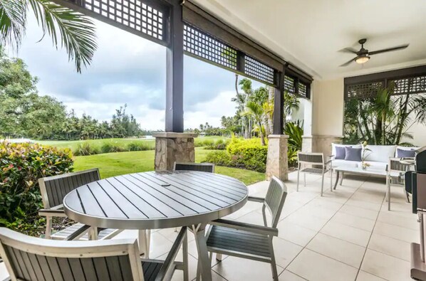 Outdoor dining