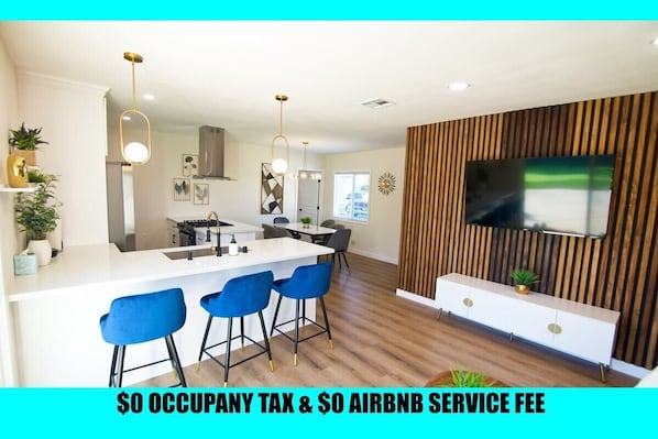 * $0 Occupancy Tax 
* $0 Airbnb Service Fee 
* No Hidden Fees 
* On-site Washer &amp; Dryer 
* Free Parking 
* Responsive Host