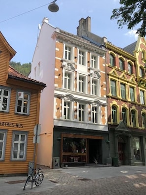 Fassade der Unterkunft