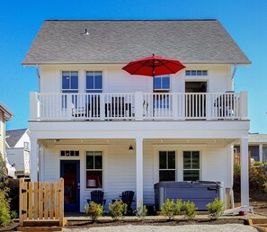 Parking in the back of the home