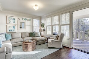 Stunning ocean views from the living room