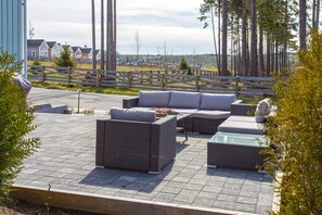 Soak up the sun on the private patio