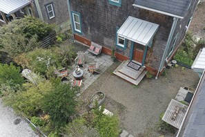 View from above courtyard