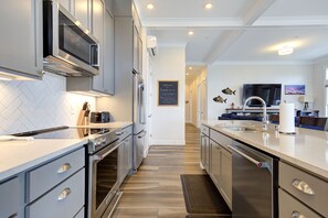 Sleek, well-appointed kitchen