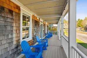 Rest and relax anytime of day on the front porch