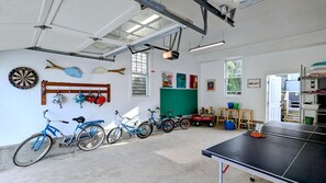 Spend hours playing in the garage