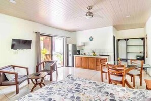 Bedroom and Kitchen