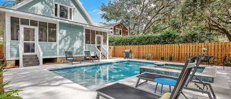 Amazing new pool and spa