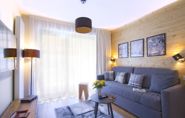 Relax into our sofa after a long day on your feet.
