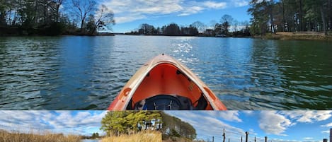 Waters surrounding the property