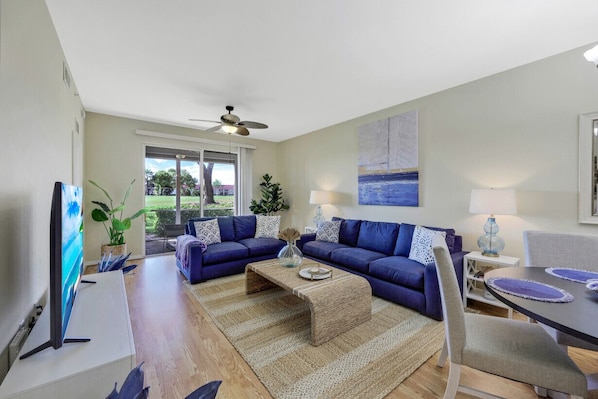 Living Room, facing porch