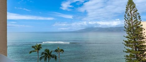 Ocean and Molokai views from you private lanai.