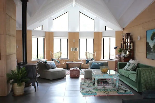 Main living area with view to back garden