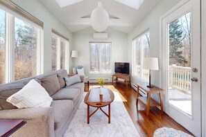 Reading Nook with view of backyard