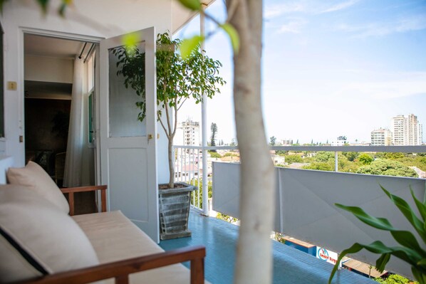 Balcony city view