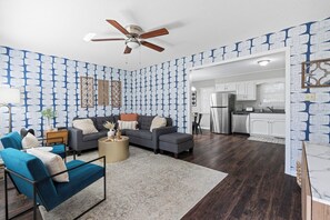 Living room and main entrance