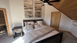 Master bedroom. Upstairs 