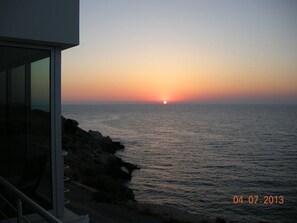 Sunset from the upper apartment