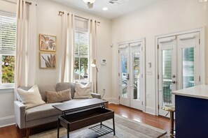 View of Living Area from Stairway