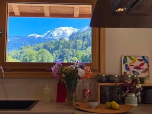 Blick von der Unterkunft