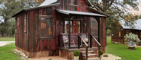 The Nest is a cozy cabin that sleeps 2