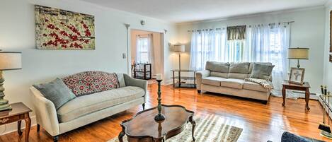 Elmsford Vacation Rental | 3BR | 1BA | 1,600 Sq Ft | Stairs Required to Access