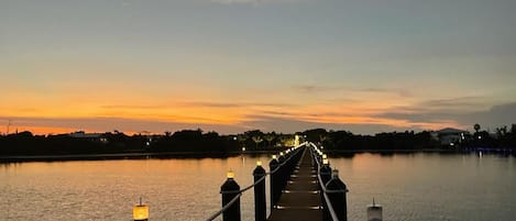 Dock at night 