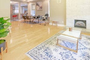 Polished hardwood floors and plenty of space for your family to unwind.