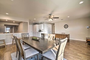 Dining Room | 2-Story House | Central Heating & A/C