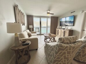 New living room furniture - with Gulf view!