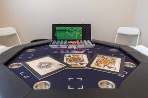 We upped the ante with this Poker Table.