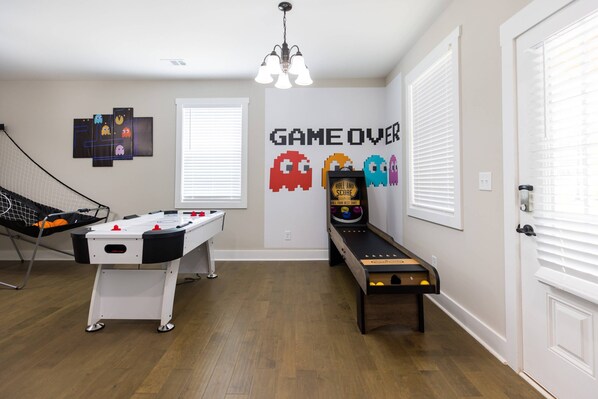 Hoops, Air hockey and Skeeball are just the beginning.