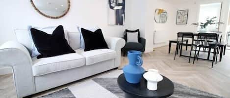 Large open plan living space