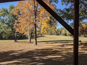 Fall view from porch