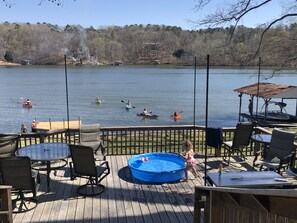 Fun times with friends and family at Lake Catherine. ( pool not included)