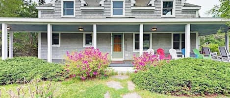 View of the front of the house.