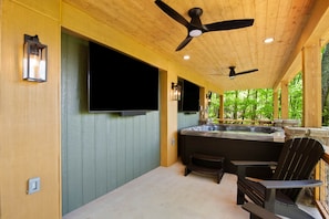 Hot Tub and Outdoor TVs