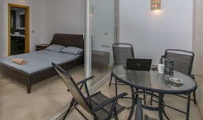 En-suite bedroom with a dedicated terrace 