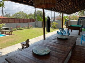 Outdoor dining