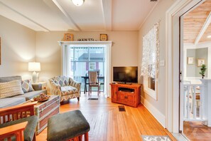 Living Area | Smart TV | Laptop-Friendly Desk | Queen Sleeper Sofa