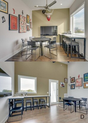 Unit A & D game/flex space 