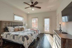 2nd floor bedroom with ensuite bathroom and rooftop access