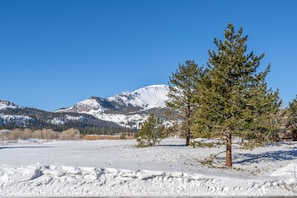 View from the deck - Mammoth Mountain - winter