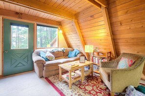 Relax and enjoy your cozy cabin in the woods