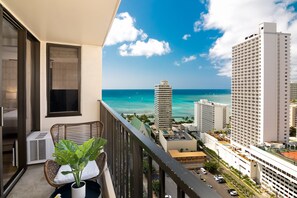 Enjoy beautiful ocean views from your balcony