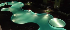 Swimming Pool by night