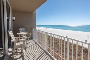 Private balcony.