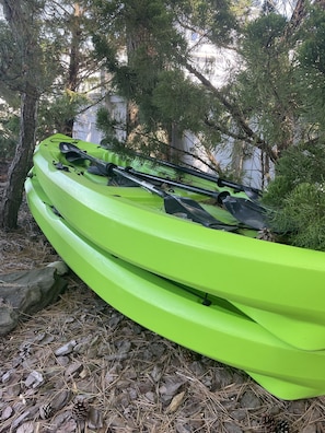 2 kayaks available to use