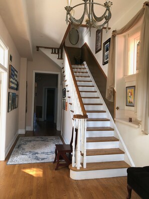 Front foyer and stairs.