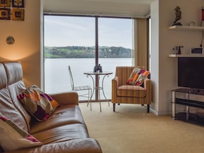 Living area | The ViewYr Olygfa, Glan Conwy
